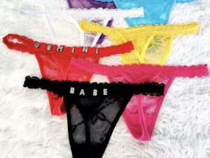 Yvress Signée Lingerie Personalized By Letters